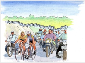 TdF 1964 Anauetil et Poulidor, les as du dérailleur se déchaînent